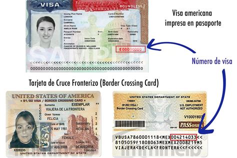 numero de visa americana